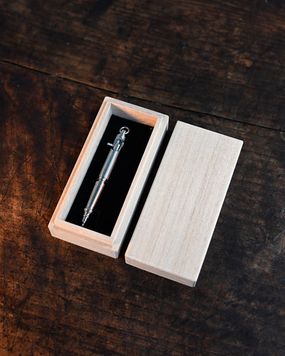 Japanese Craftsmanship - Hidetoshi Nakayama’s Custom Mini Bolt-Action Pen, Ultra-Compact for Everyday Carry