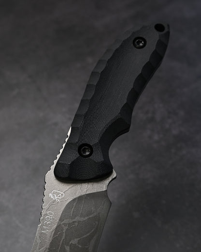 希少 Kiku Knives 松田菊男 若草 フラット カスタムアウトドアナイフ M390ブレード