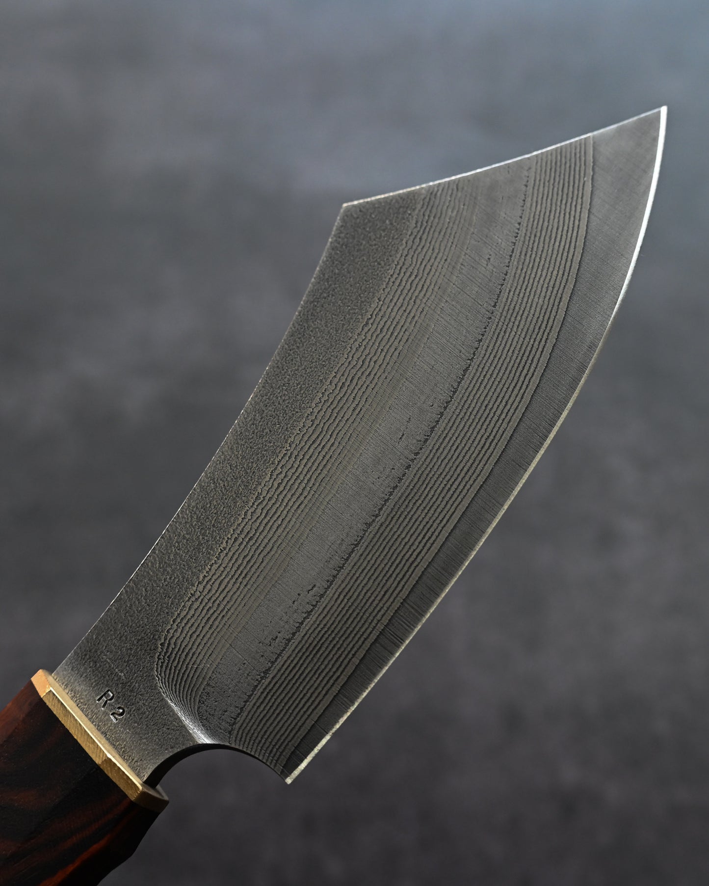 Sunizumi Knives “Little Brown” Full Custom Outdoor Bunka – R2 Laminated Steel (#2)
