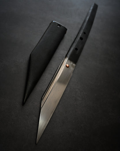 Yukio Nibu One-Off Custom Knife R8-15 – Reclaimed Kamakura-Period Tachi Fragment