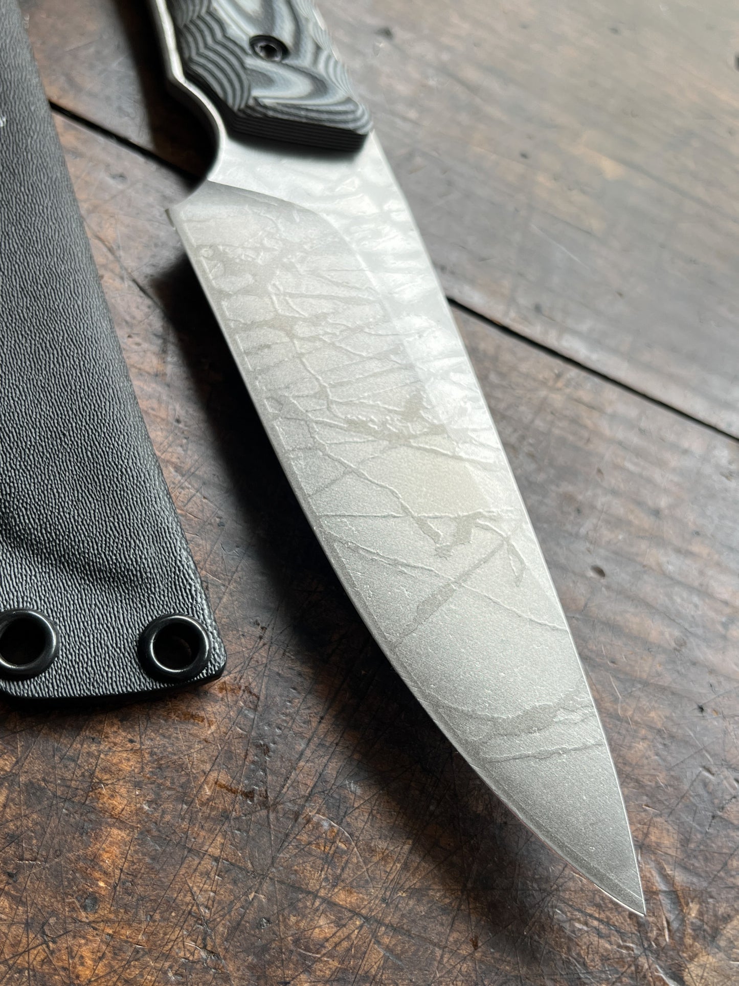 Kiku Knives Sabahee – Kikuo Matsuda & Masayuki Matsuda 14C28N Custom Fixed Blade Knife