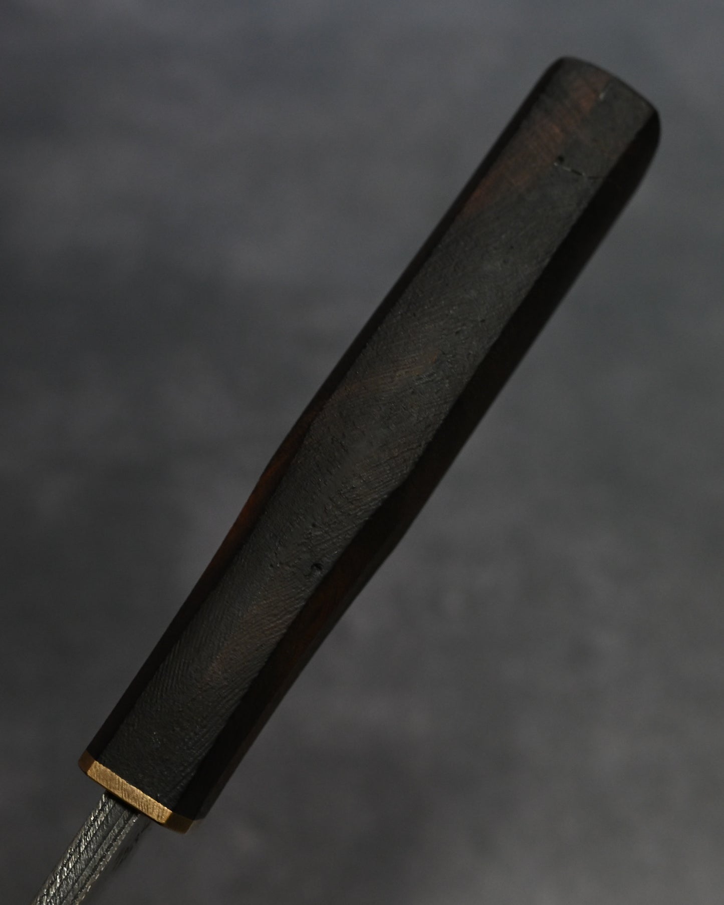 Sunizumi Knives “Little Brown” Full Custom Outdoor Bunka Knife R2 Damascus (#8)