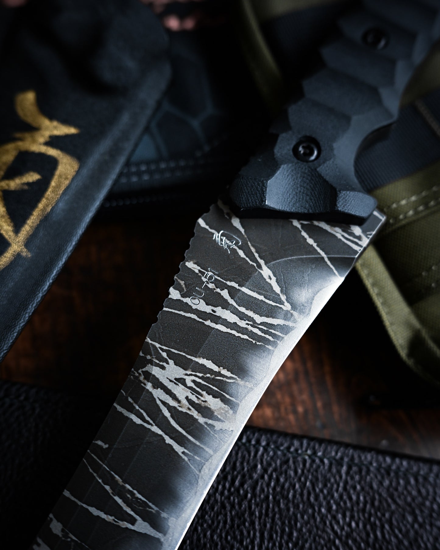 希少 Kiku Knives 松田菊男 隼鷹 XL カスタムアウトドアナイフ OU-31ブレード