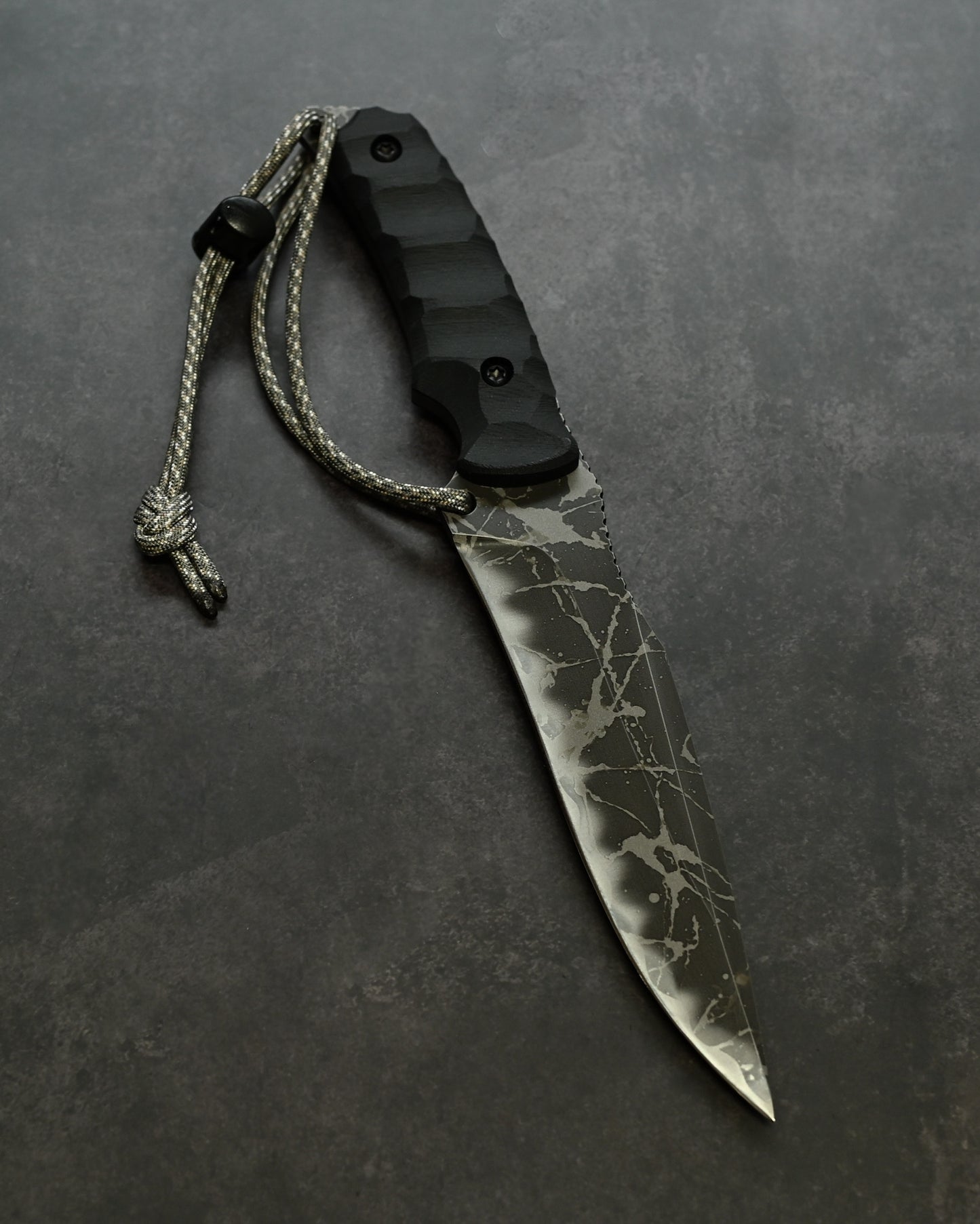 Kiku Knives King Fisher II by Kiku Matsuda｜OU-31 Tool Steel Outdoor Camping Fixed Blade｜Black G10 Handle｜Handmade in Japan