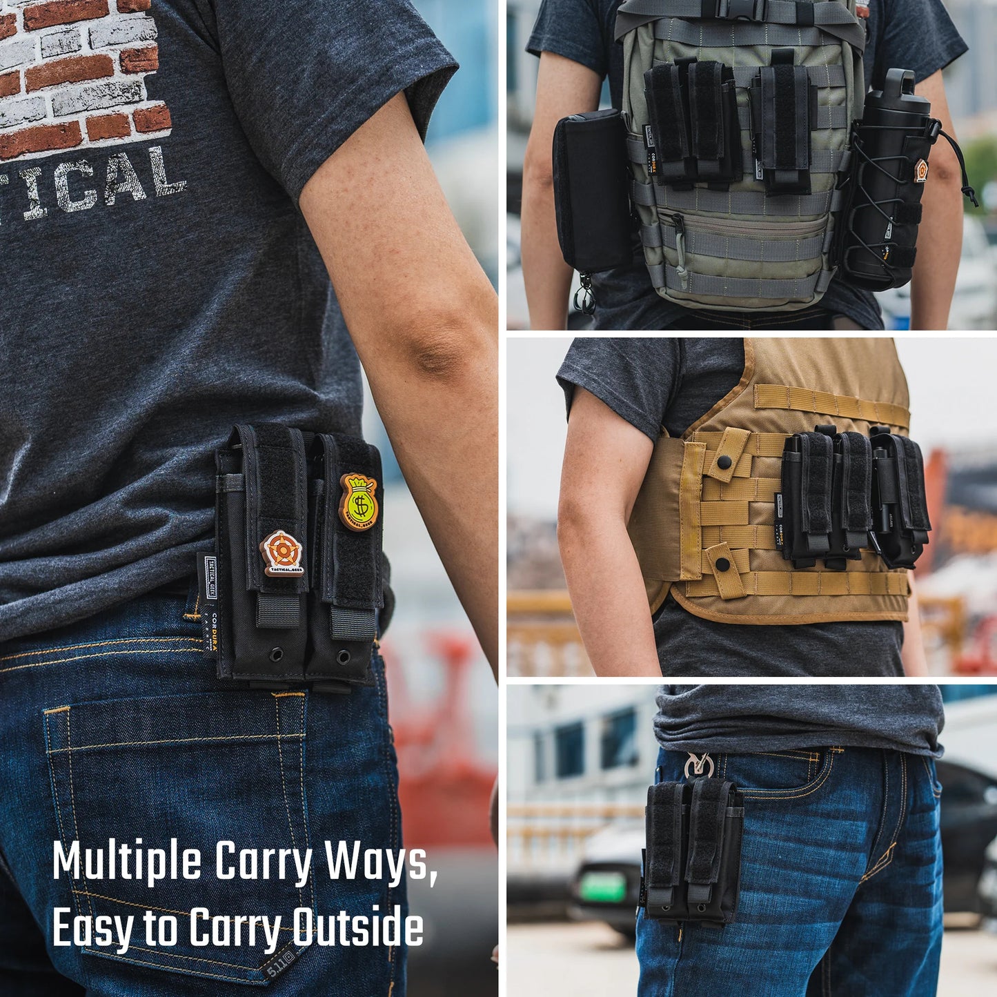 Tactical_Geek EXT9 Double Pistol Mag Pouch