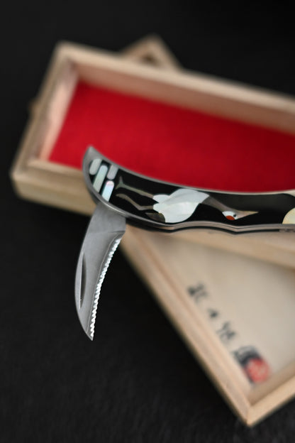 Ikuo Nagata One-Off｜Red-Crowned Crane Wine Opener Knife