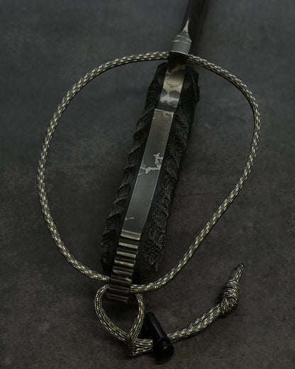 Extremely Rare | Kiku Matsuda “Raijin” — OU-31 Steel Blade × Black Canvas Micarta Handle
