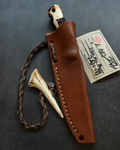 Wtopia L-BBQ アウトドアナイフ｜STRIX積層鋼｜関市ナイフショー限定｜日本製ハンドメイド