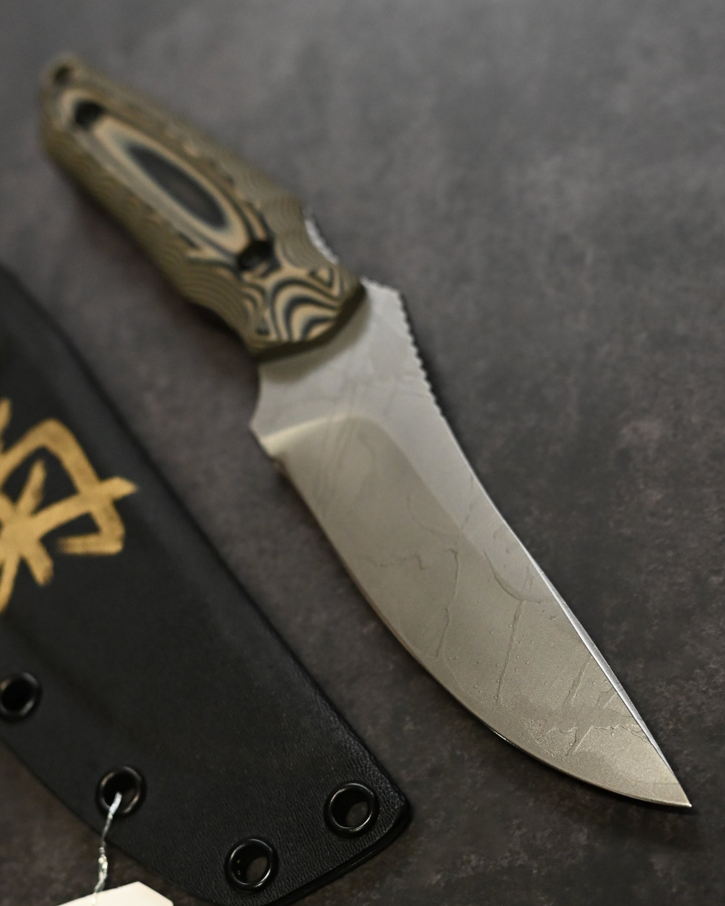 Kobe Exhibition Limited Extremely Rare Kiku Knives Kikuo Matsuda Ayumodoki OU31 Satin Steel G10 Handle