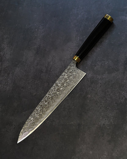 Takeshi Saji Damascus Chef Knife 250mm – Japanese Wa Handle with Makie Lacquer Saya  Handmade in Japan