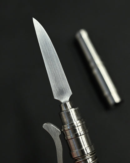 Hidetoshi Nakayama “Bolt-Action Tactical Knife” — A Fusion of Pen Mechanics and Blade Precision