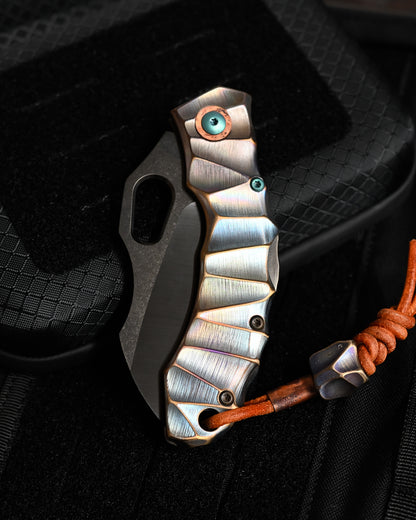 Homer Knife Hero #149 Custom Quick-Opening DLC Coated EDC Knife