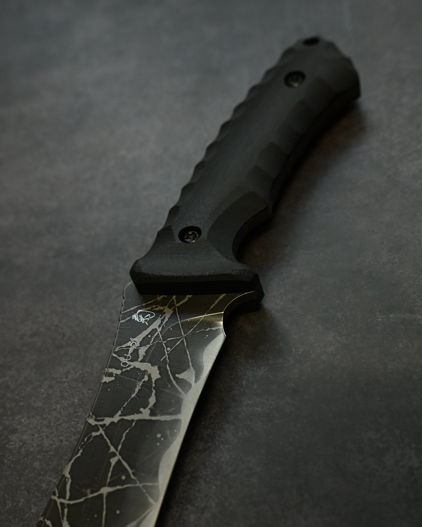 Limited Edition｜Kiku Matsuda “Nebura”｜OU-31 Outdoor Fixed Blade｜150 mm Blade｜Black G10 Handle｜Handmade in Japan