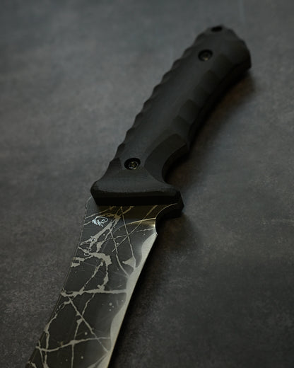 Limited Edition｜Kiku Matsuda “Nebura”｜OU-31 Outdoor Fixed Blade｜150 mm Blade｜Black G10 Handle｜Handmade in Japan