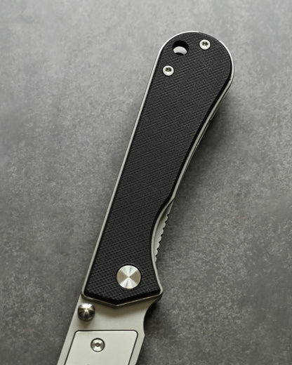 NUKNIVES Black G10 Handle Quick-Open Replaceable Blade Utility Knife | Kumpanter U23