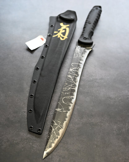 松田菊男作「銀龍」 OU-31鋼材・G10ハンドル 極めて希少・極厚ブレード仕様