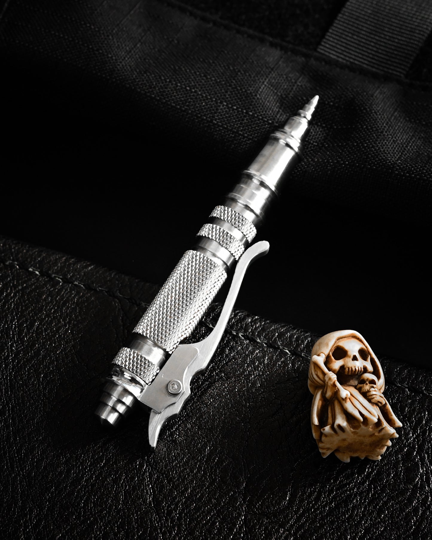 Hidetoshi Nakayama Mini  Stainless Steel Click Pen S  Handmade Mechanical Pen