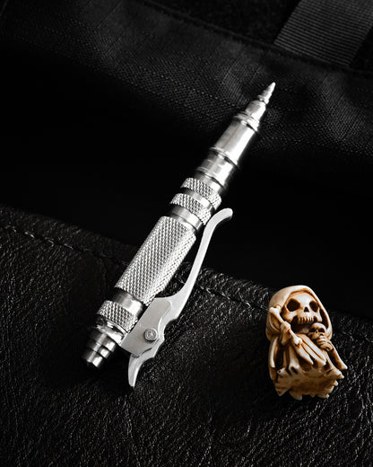 Hidetoshi Nakayama Mini  Stainless Steel Click Pen S  Handmade Mechanical Pen