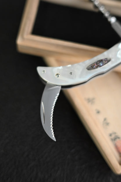 Ikuo Nagata One-Off Mother-of-Pearl Wine Opener Knife
