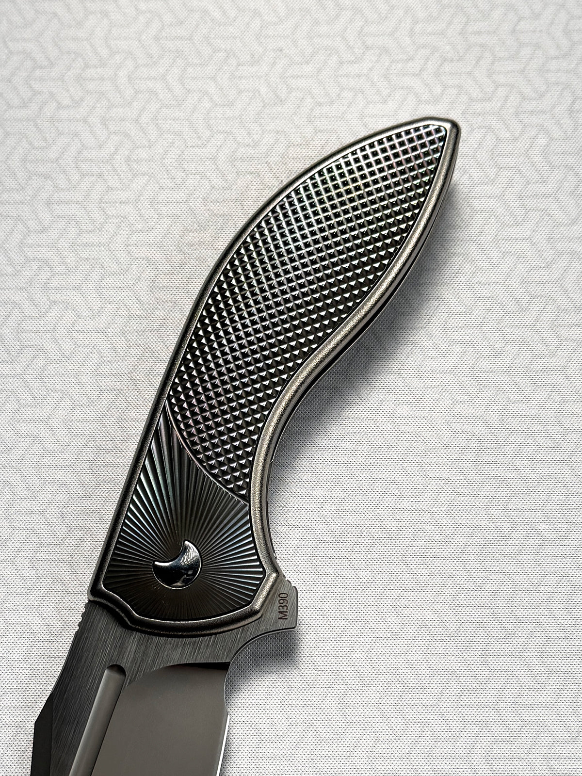 Eclipse Folding Knife｜Titanium Integral Handle｜M390 Blade｜Custom Handmade EDC