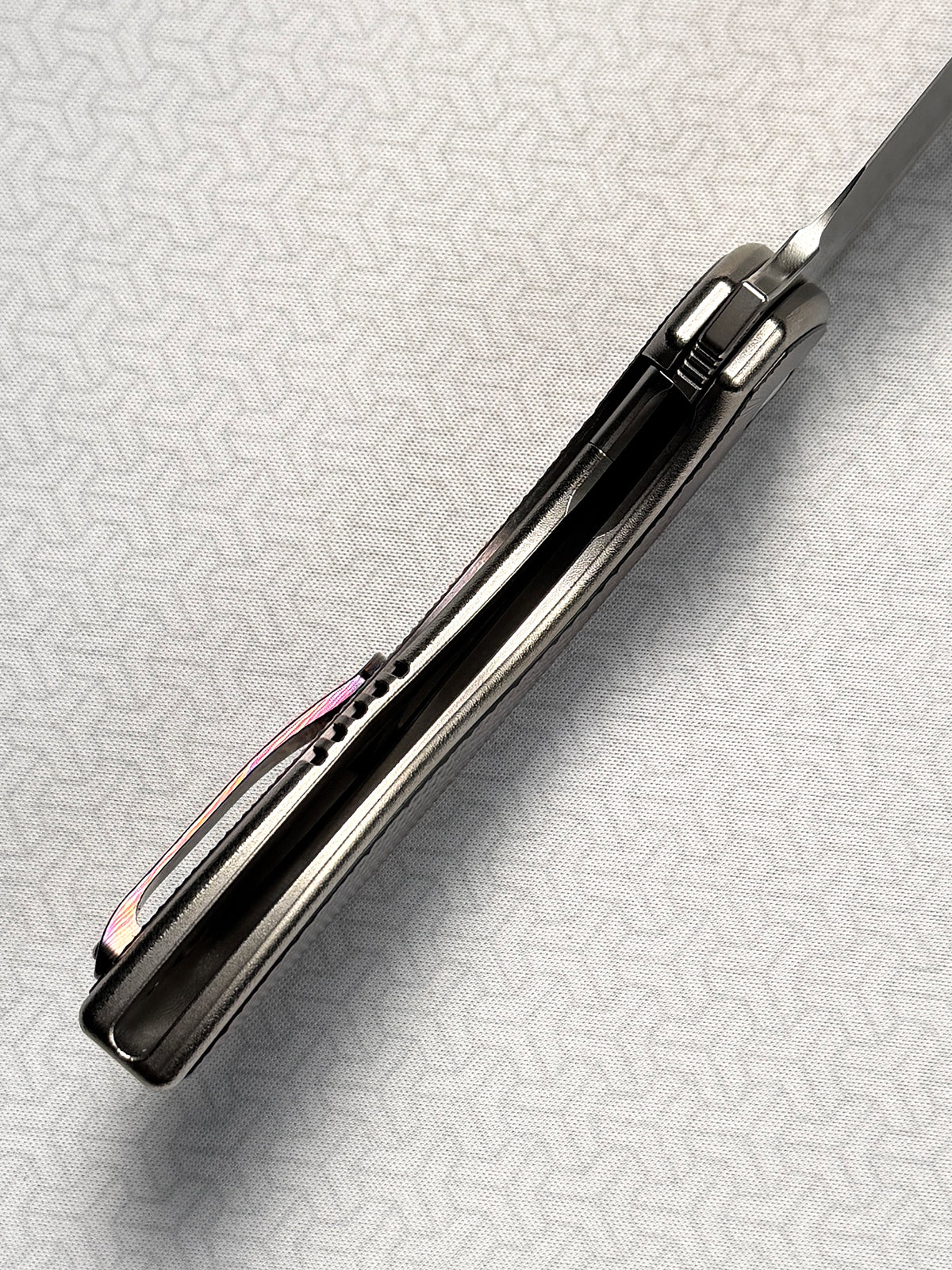 Eclipse Folding Knife｜Titanium Integral Handle｜M390 Blade｜Custom Handmade EDC