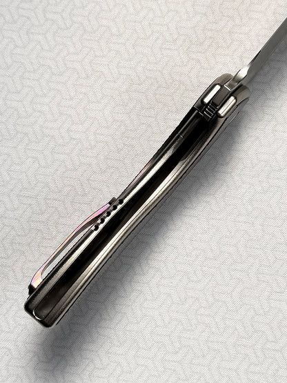 Eclipse Folding Knife｜Titanium Integral Handle｜M390 Blade｜Custom Handmade EDC