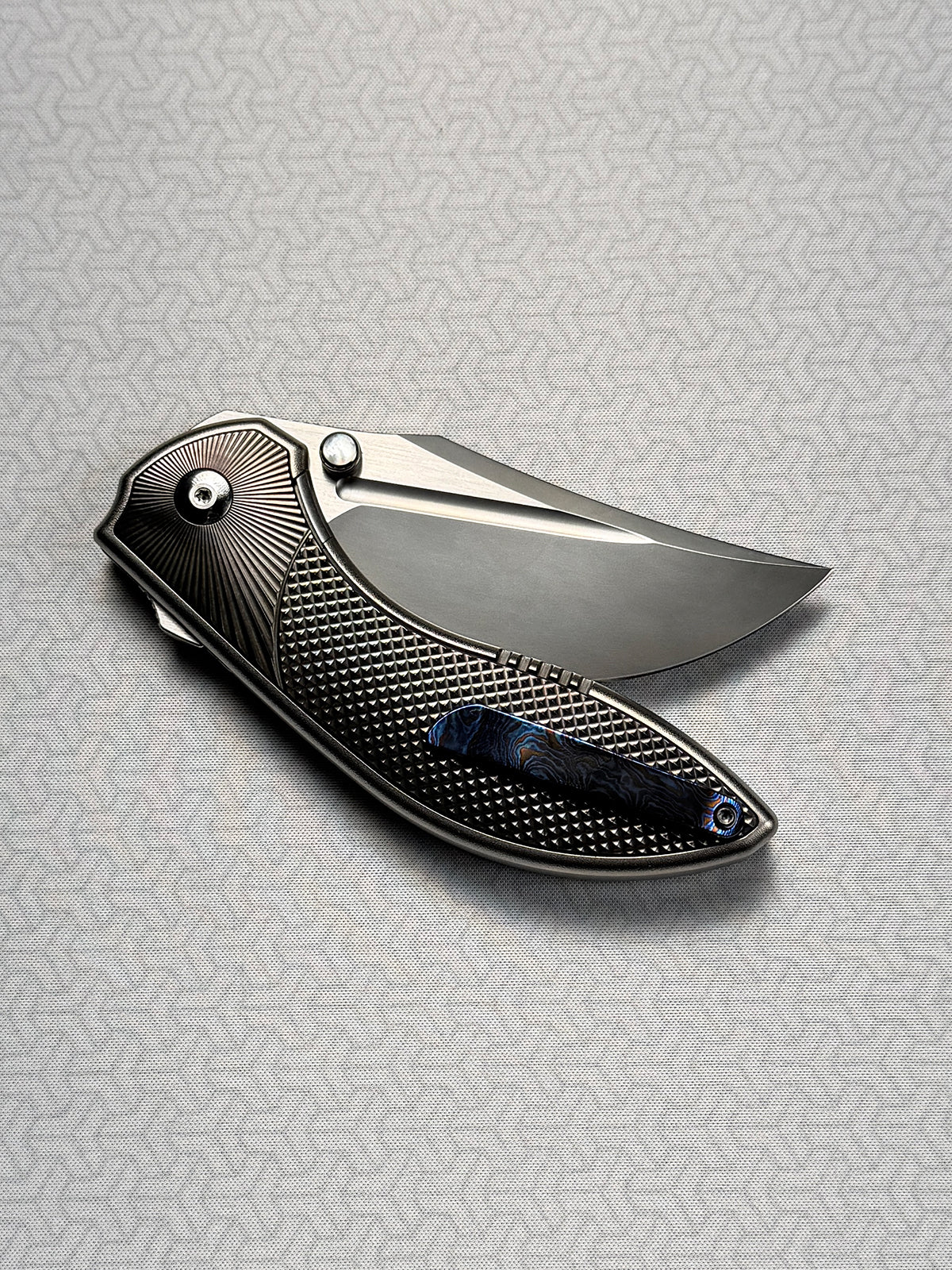 【Eclipse】Titanium Custom Folding Knife｜M390 Blade｜High-End Handmade EDC