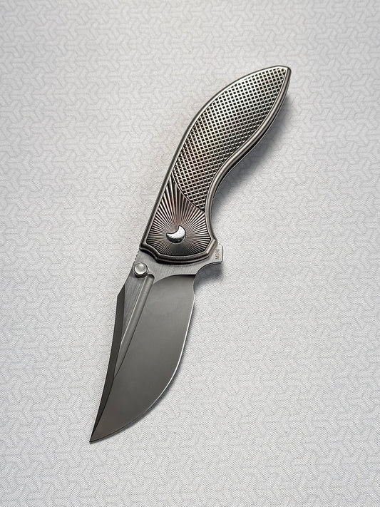 【Eclipse】Titanium Custom Folding Knife｜M390 Blade｜High-End Handmade EDC