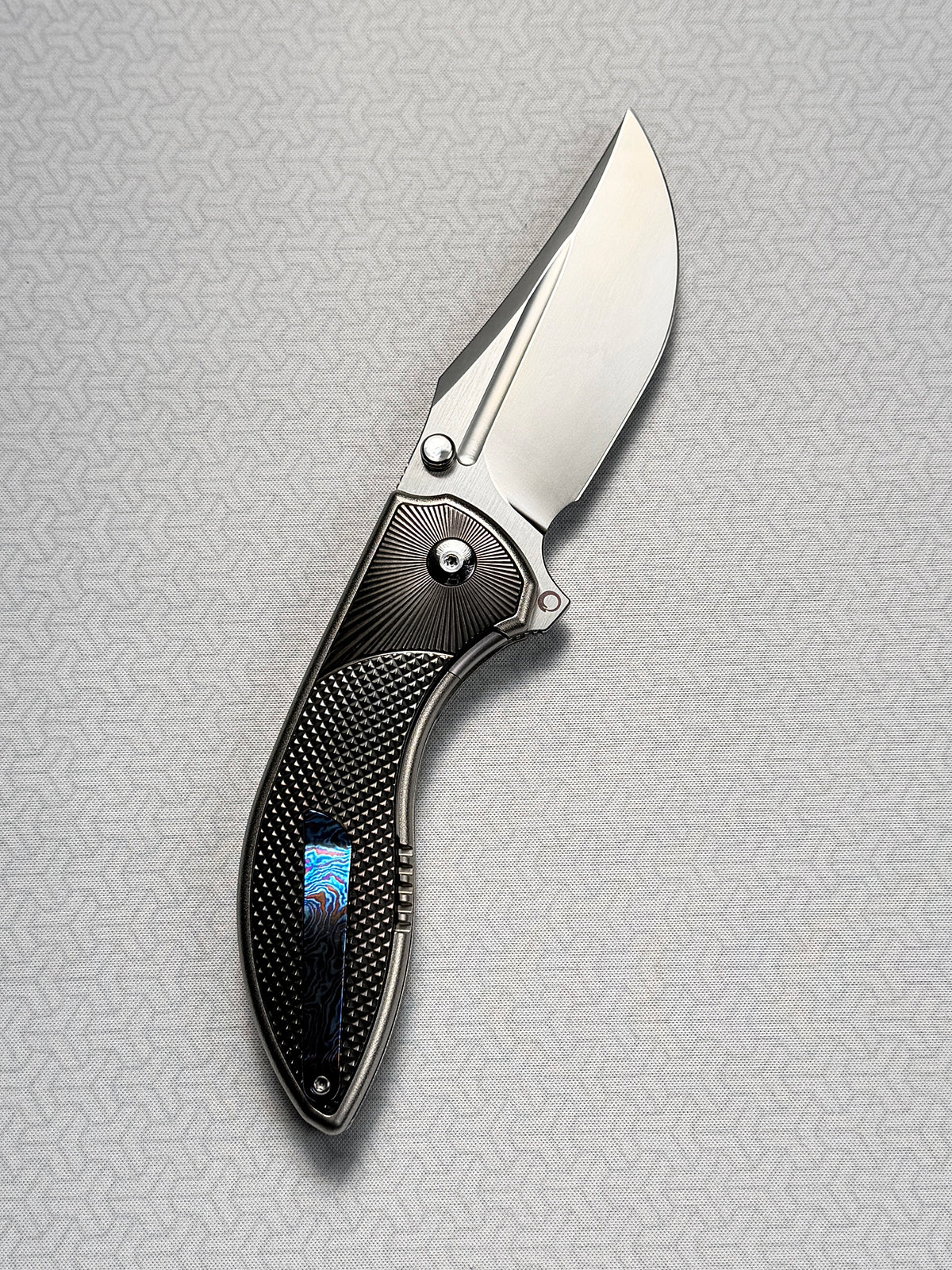 【Eclipse】Titanium Custom Folding Knife｜M390 Blade｜High-End Handmade EDC