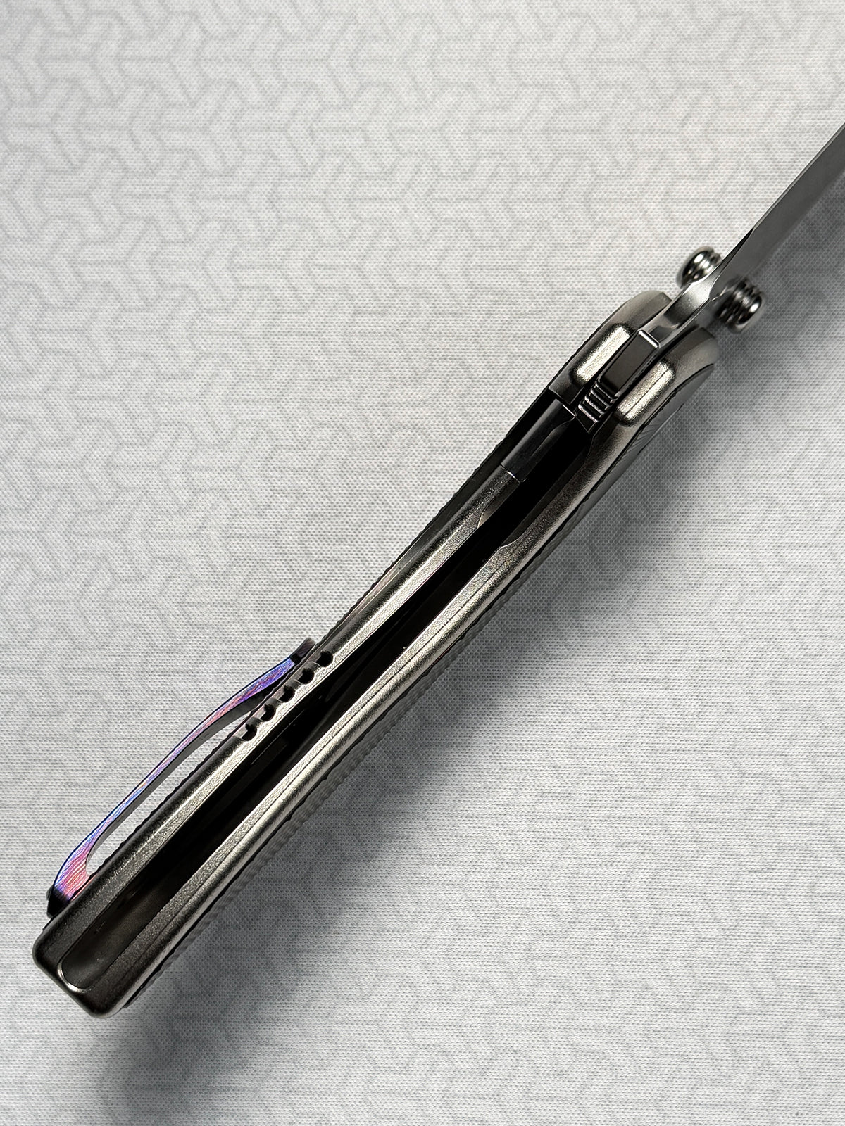 Infinite Charlie Knives Titanium Custom Folding Knife｜M390 Blade