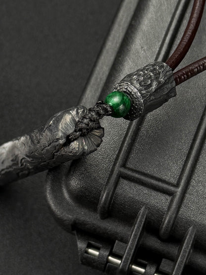 One-Off Tang Zuo Hidden Viper Hand-Carved Titanium EDC Tactical Baton