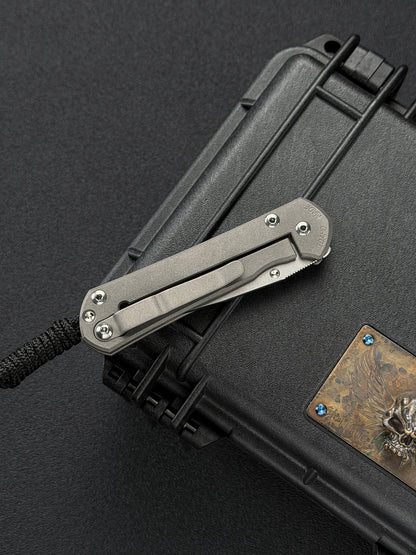 Chris Reeve Knives Small Sebenza 21 Unique Graphic｜Rare Discontinued 2018 Model