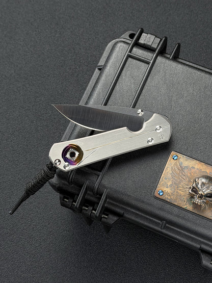 Chris Reeve Knives Small Sebenza 21 Unique Graphic｜Rare Discontinued 2018 Model