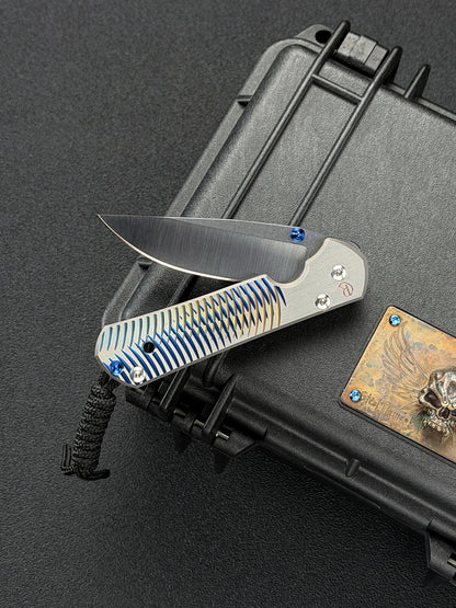 Chris Reeve Knives Small Sebenza 21 Graphic Model CPM S35VN Rare Discontinued 2018 Model