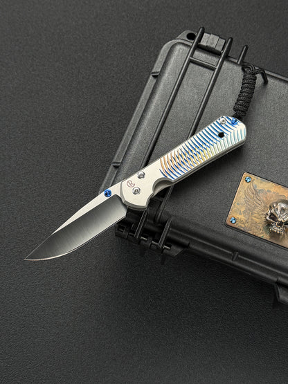 Chris Reeve Knives Small Sebenza 21 Graphic Model CPM S35VN Rare Discontinued 2018 Model
