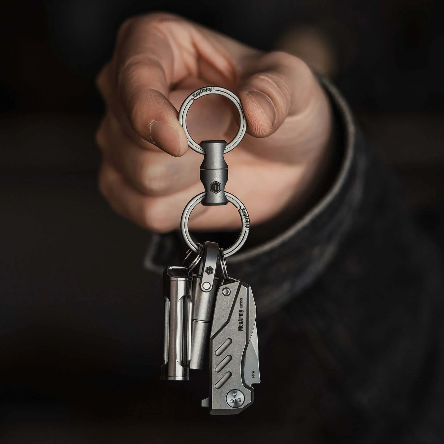 KeyUnity TITANIUM ALLOY KEYCHAIN KEY RING CONNECTOR