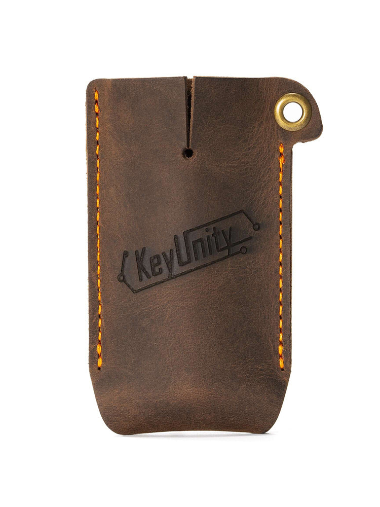 KeyUnity KA16 LEATHER SHEATH EDC POCKET ORGANIZER HAND STITCHED SLIP POUCH