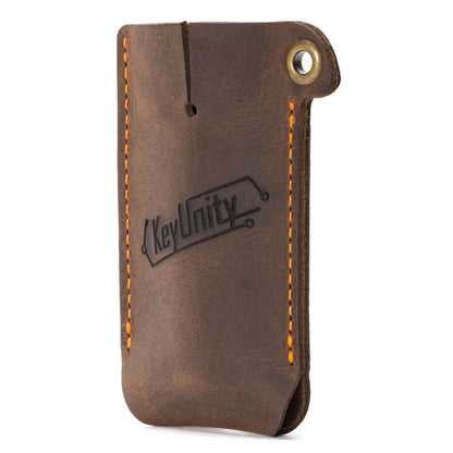 KeyUnity KA16 LEATHER SHEATH EDC POCKET ORGANIZER HAND STITCHED SLIP POUCH