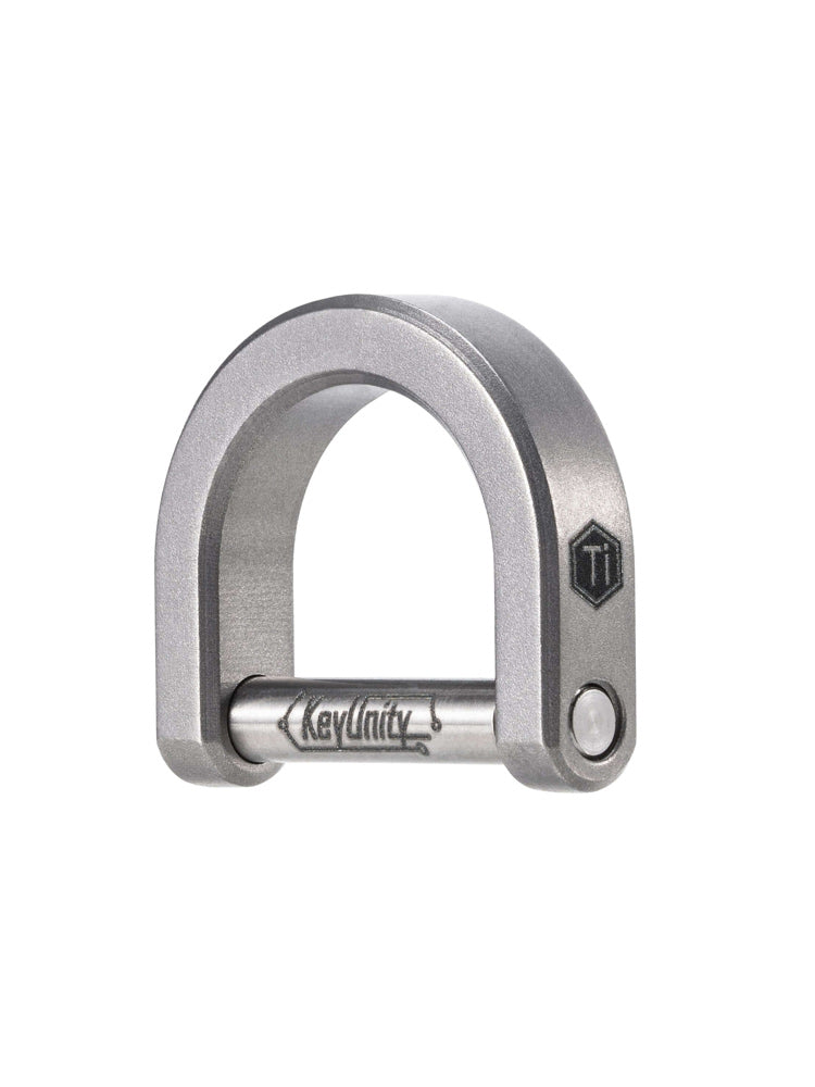 KeyUnity KA17 TITANIUM D SHAPED KEY RING