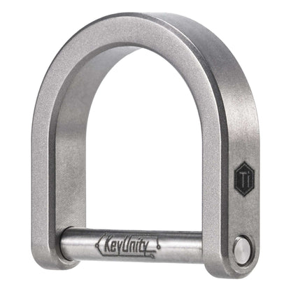 KeyUnity KA17 TITANIUM D SHAPED KEY RING