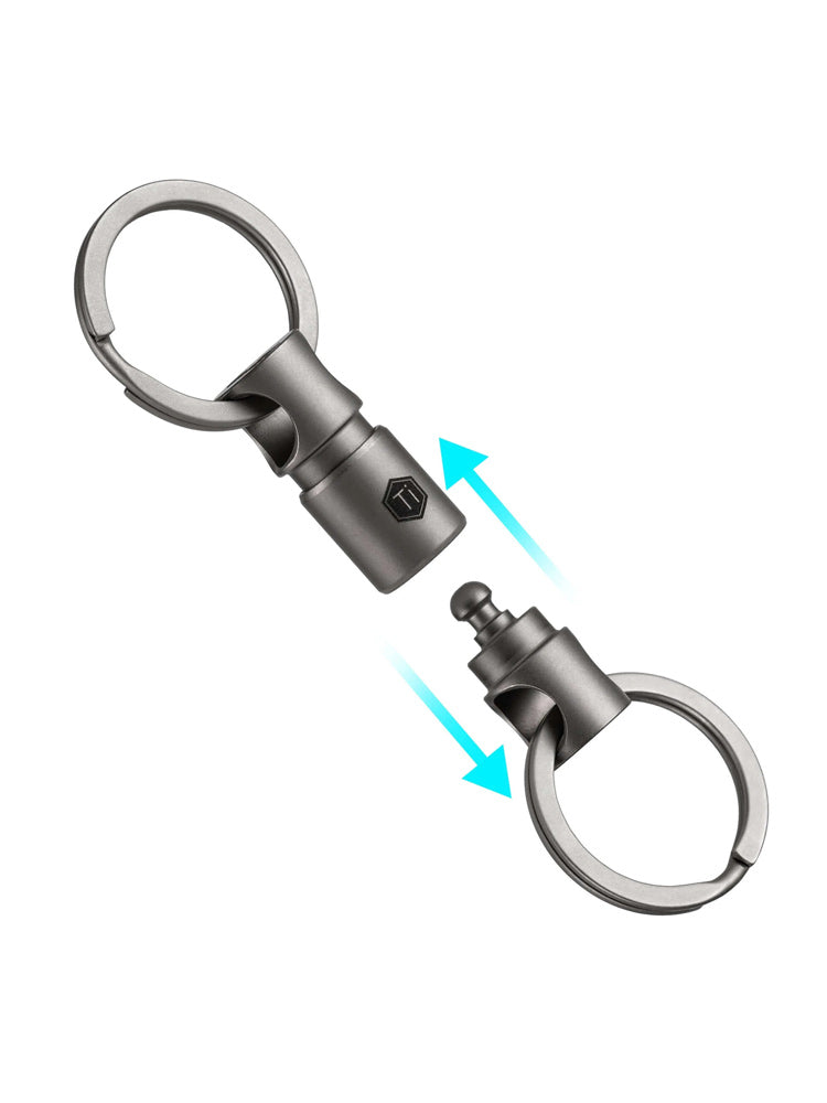 KeyUnity TITANIUM ALLOY KEYCHAIN KEY RING CONNECTOR