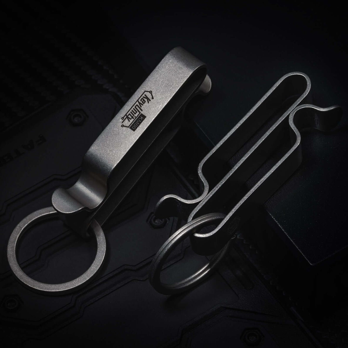 KeyUnity KM00 Titanium alloy keychain belt clip