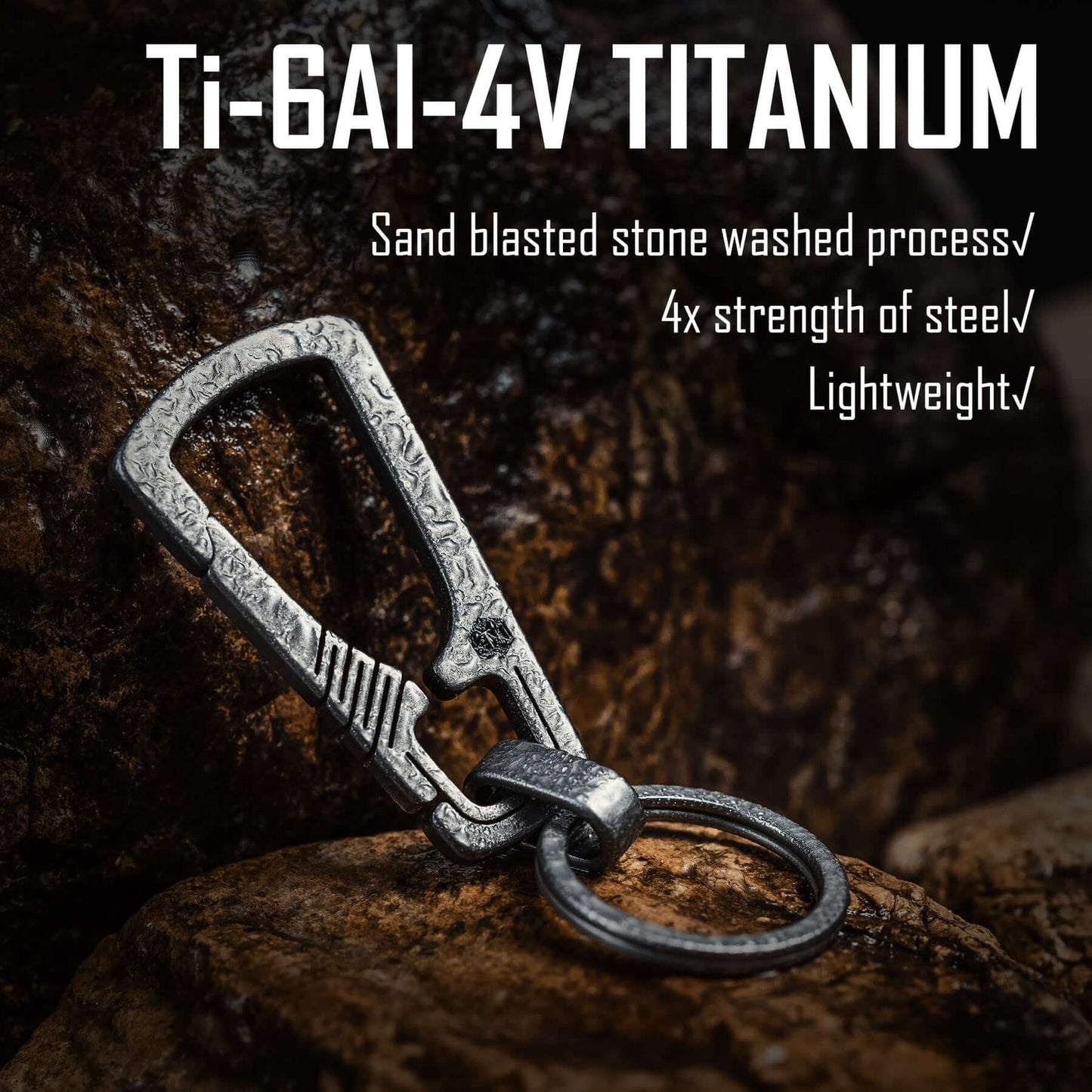 KeyUnity KM04 TITANIUM KEYCHAIN