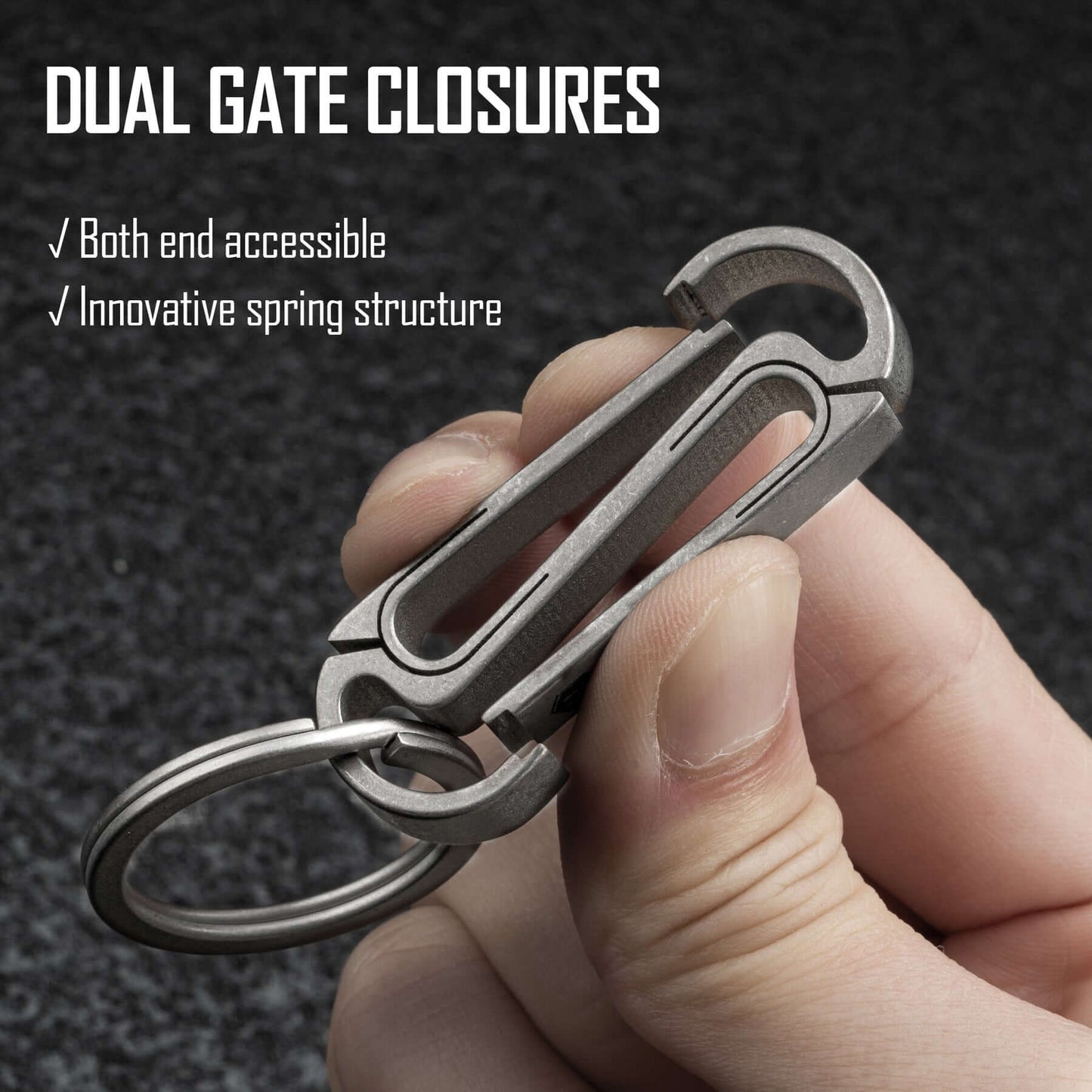 KeyUnity TITANIUM ALLOY KEYCHAIN CLIP