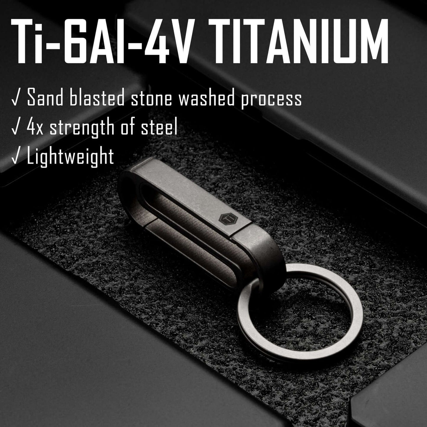 KeyUnity TITANIUM ALLOY KEYCHAIN CLIP