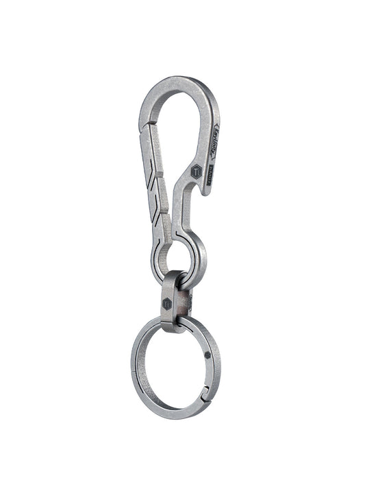 KeyUnity KM18 TITANIUM EDC CARABINER KEYCHAIN CLIP