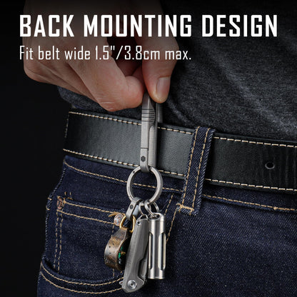 KeyUnity KM20 TITANIUM ALLOY KEYCHAIN CLIP