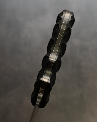 Kiku Knives Kikuo Matsuda Hashinaukamuy OU-31 Steel Black G10 Custom Knife