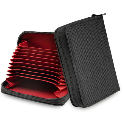 TACTICAL_GEEK PC1 EDC Durable 11-Slot Nylon Card Holder for Credit Cards