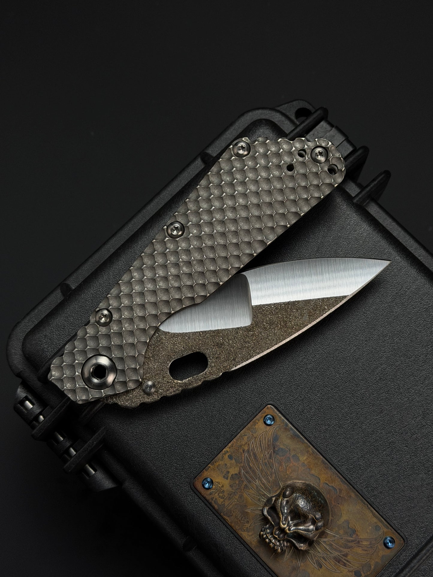 Strider Knives MSC Mike ハンドメイド SMF チタン合金 クレーター仕上げ